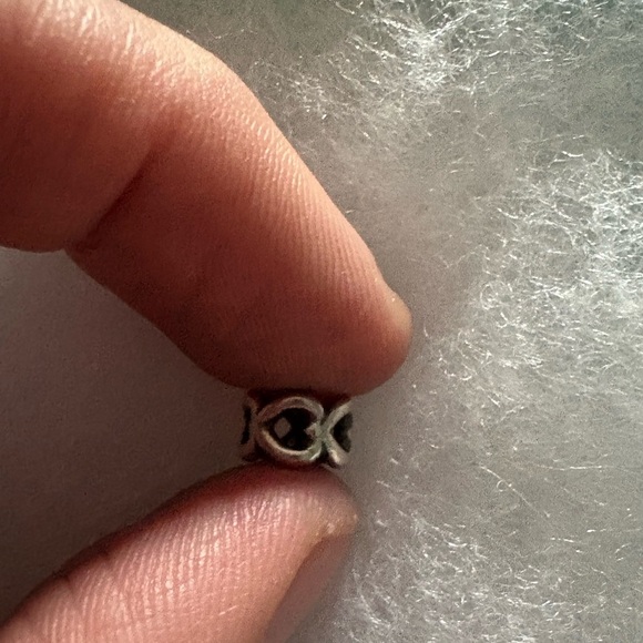 Pandora Silver Infinity Knot Ring - Picture 1 of 2